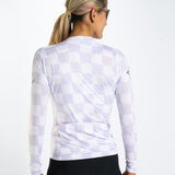 Zoot Sports CYCLE LONG SLEEVE JERSEYS Women's Ltd Cycle Sun Stop Ls Jersey   - Checkers
