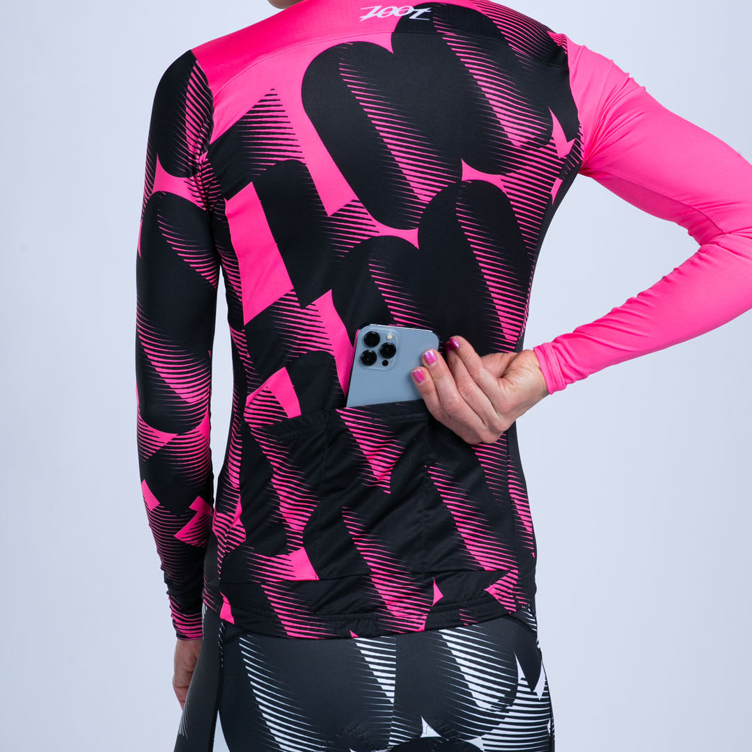 Zoot Sports CYCLE LONG SLEEVE JERSEYS Women's Ltd Cycle Sun Stop Ls Jersey - Icon