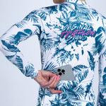 Zoot Sports CYCLE LONG SLEEVE JERSEYS Women's Ltd Cycle Sun Stop LS Jersey - Island Original