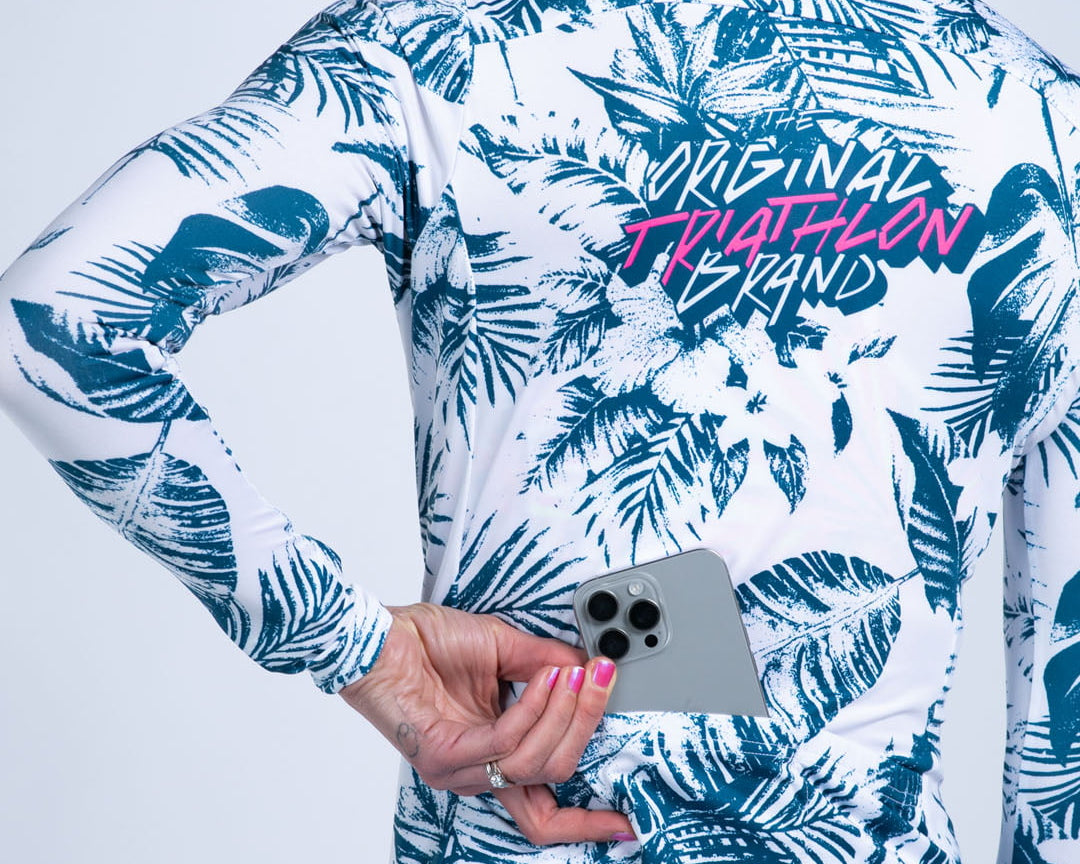 Zoot Sports CYCLE LONG SLEEVE JERSEYS Women's Ltd Cycle Sun Stop LS Jersey - Island Original