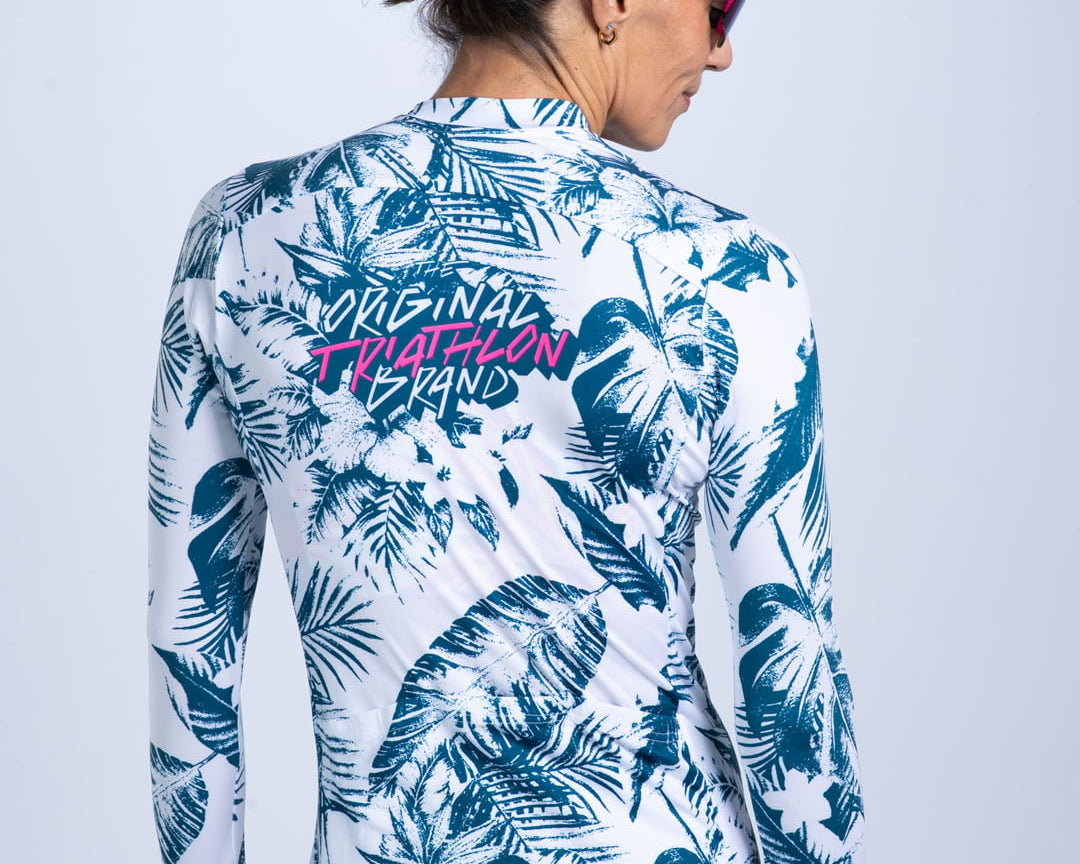 Zoot Sports CYCLE LONG SLEEVE JERSEYS Women's Ltd Cycle Sun Stop LS Jersey - Island Original