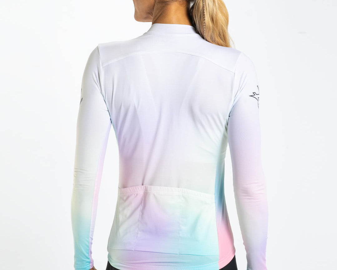 Zoot Sports CYCLE LONG SLEEVE JERSEYS Women's Ltd Cycle Sun Stop Ls Jersey - Sunset