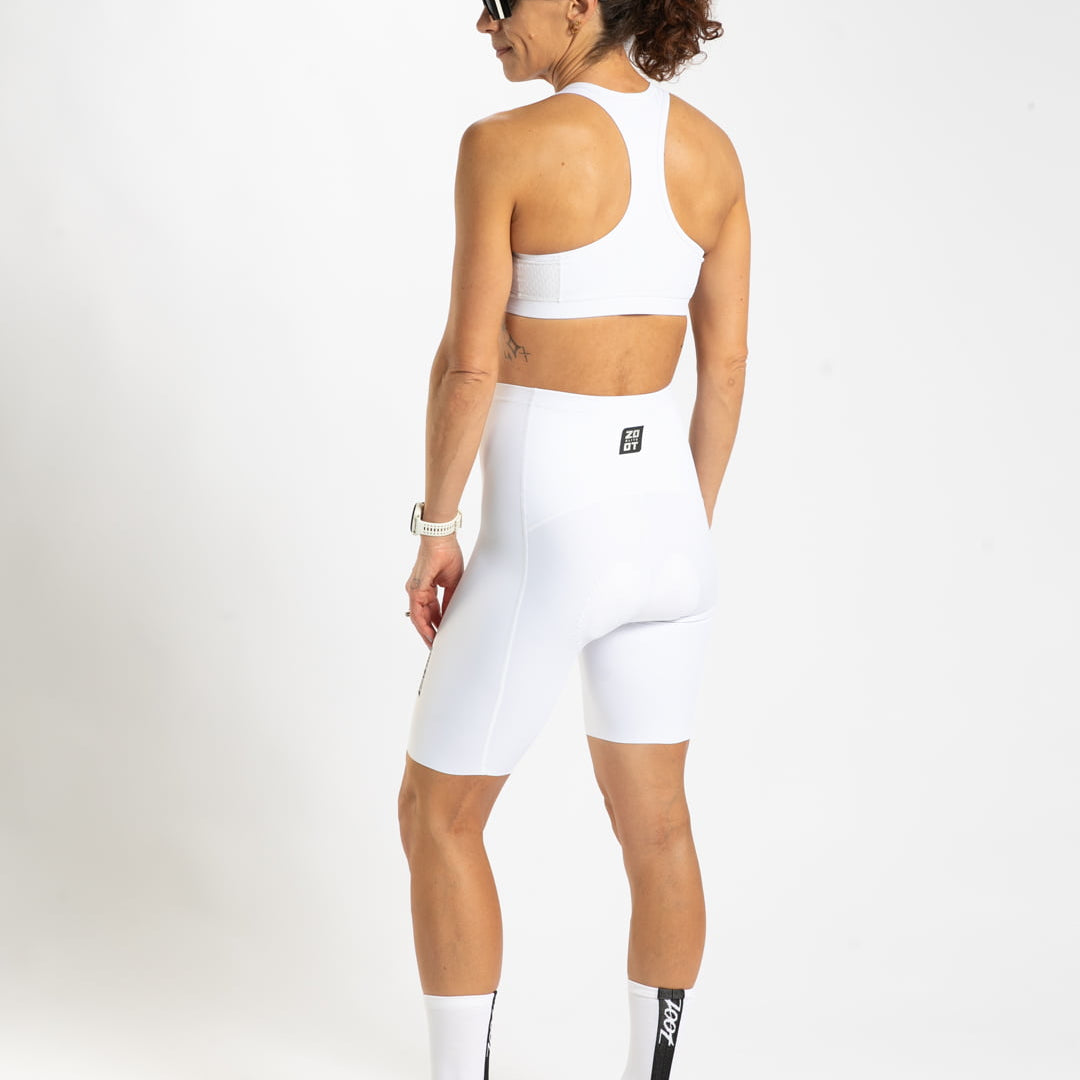 Zoot Sports CYCLE SHORTS Women's Elite Cycle High-Rise Short - Flat White