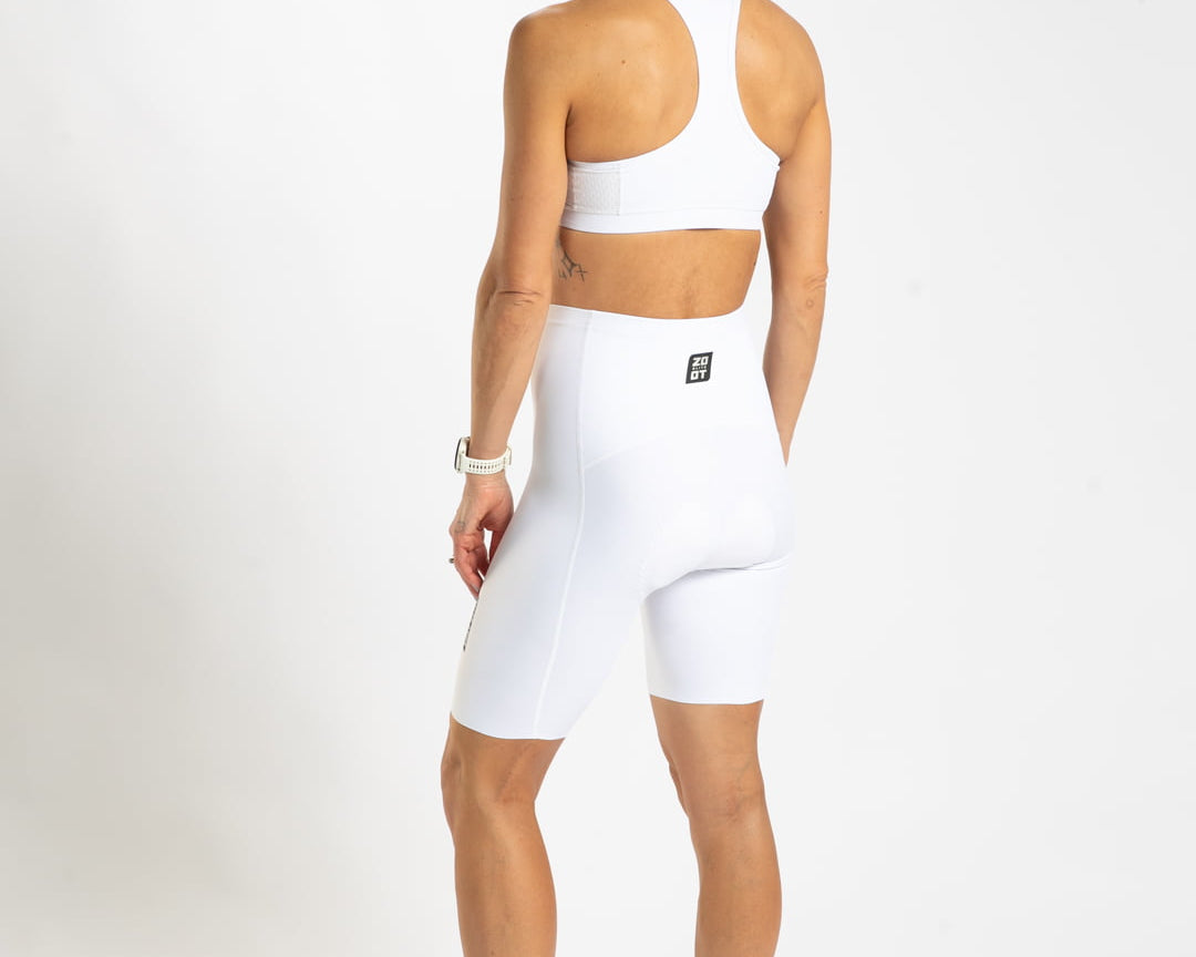 Zoot Sports CYCLE SHORTS Women's Elite Cycle High-Rise Short - Flat White