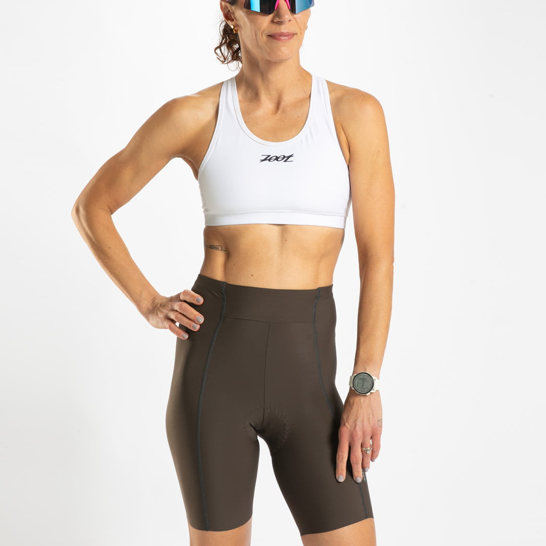 Zoot Sports CYCLE SHORTS Women's Elite Cycle High-Rise Short - Mocha