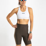 Zoot Sports CYCLE SHORTS Women's Elite Cycle High-Rise Short - Mocha