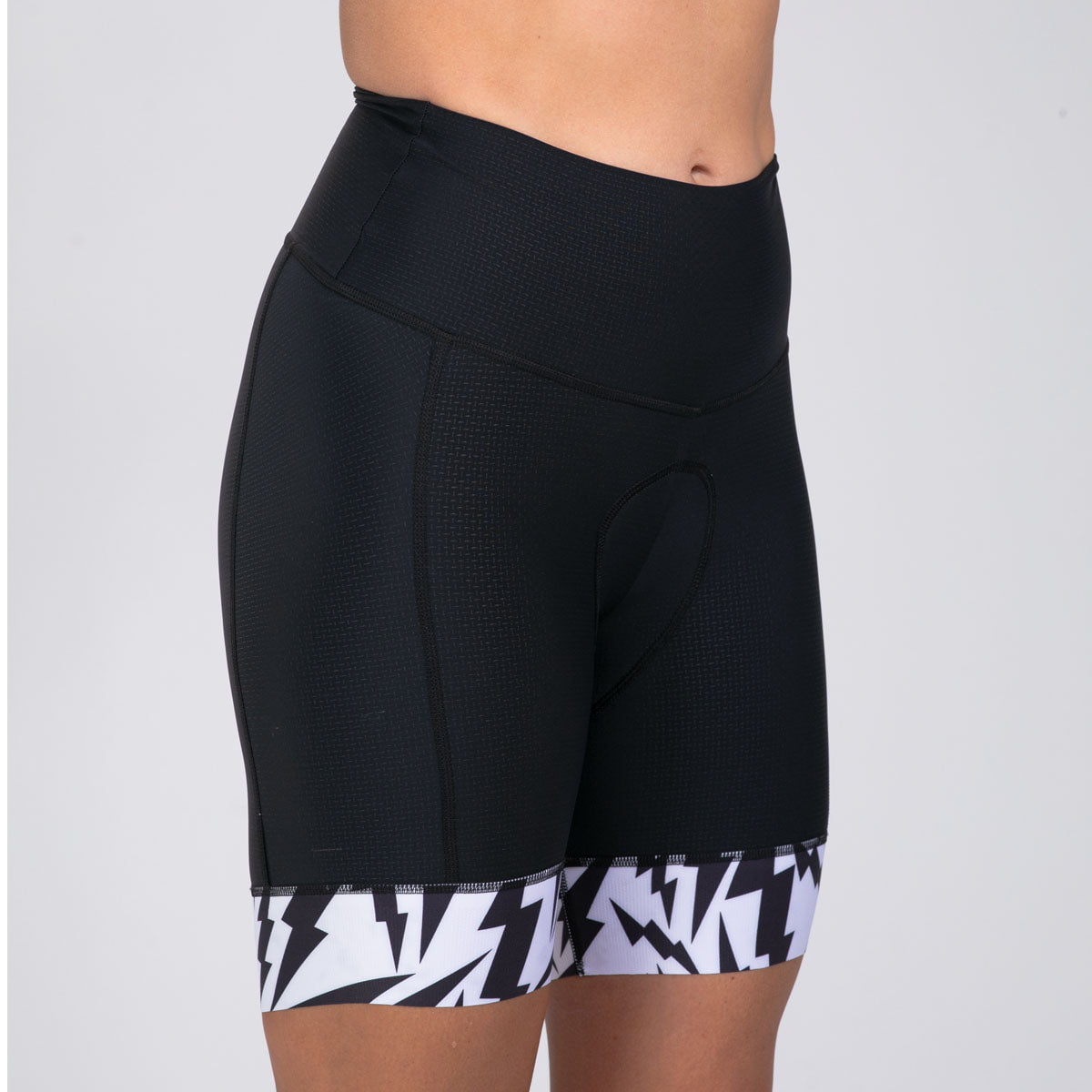 Zoot Sports CYCLE SHORTS Women's Ltd Cycle High Waist Short Exos Black - Electric