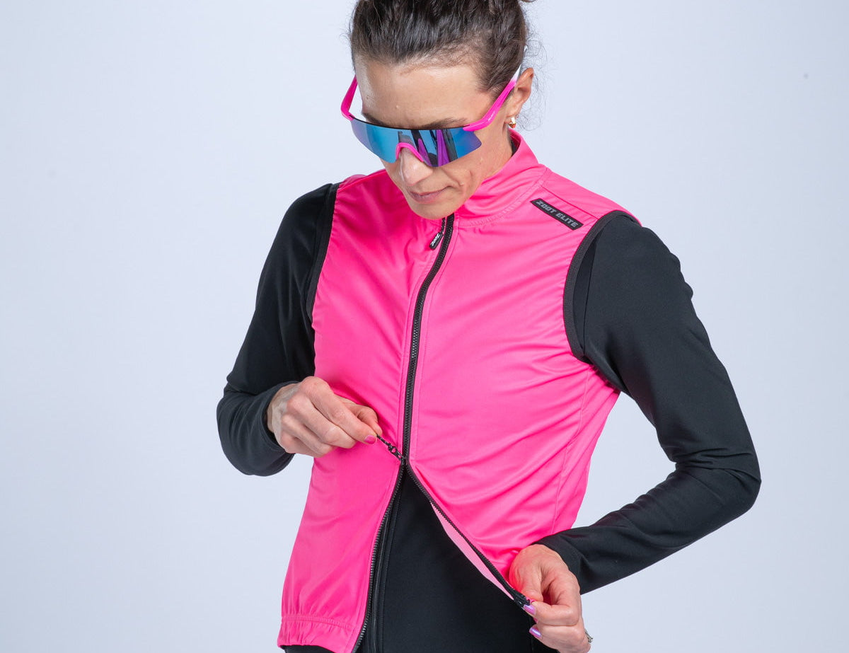 Zoot Sports CYCLE VESTS Women's Elite Cycle Vest - Hi Viz Pink
