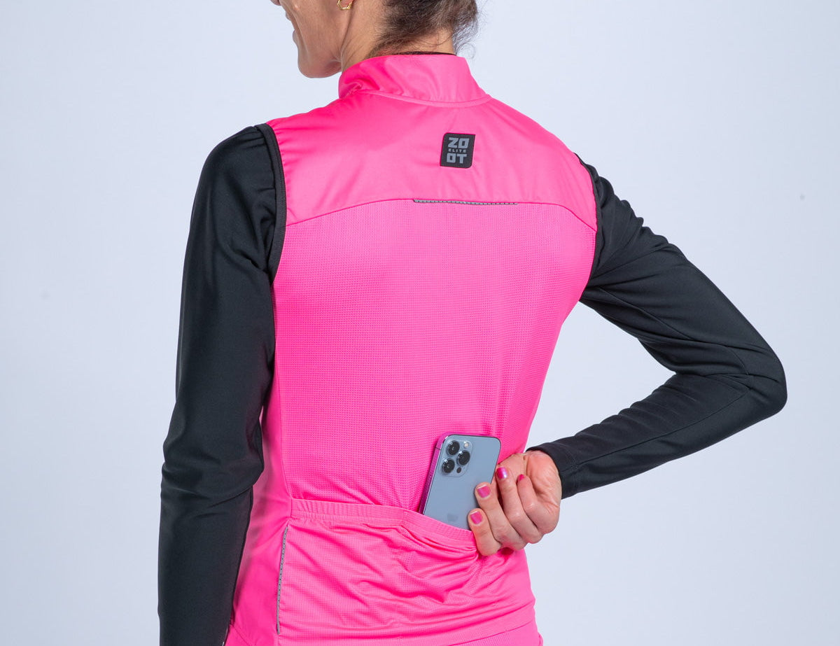 Zoot Sports CYCLE VESTS Women's Elite Cycle Vest - Hi Viz Pink