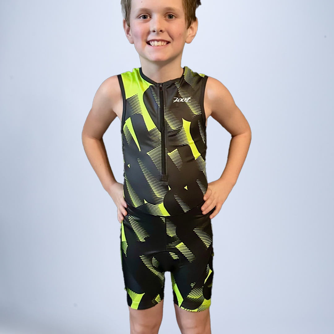 Zoot Sports KIDS RACESUITS Youth Ltd Protégé Tri Racesuit - Icon Yellow