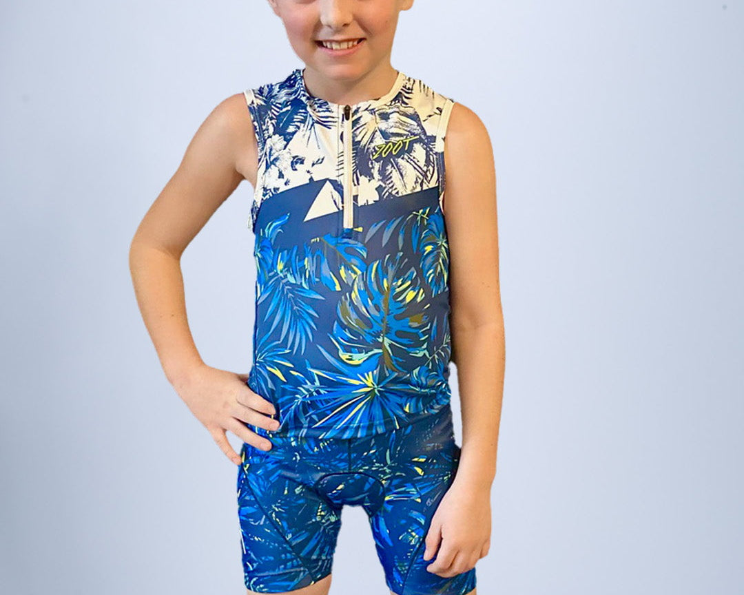Zoot Sports KIDS Youth Ltd Protégé Tri Short  - Island Original Blue