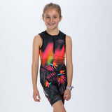 Zoot Sports KIDS Youth Ltd Tri Protégé Racesuit - Tropical Magic Pink