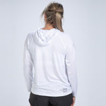 Zoot Sports LIFESTYLE Women's Ltd Run Sun Stop Hoodie - UPF White