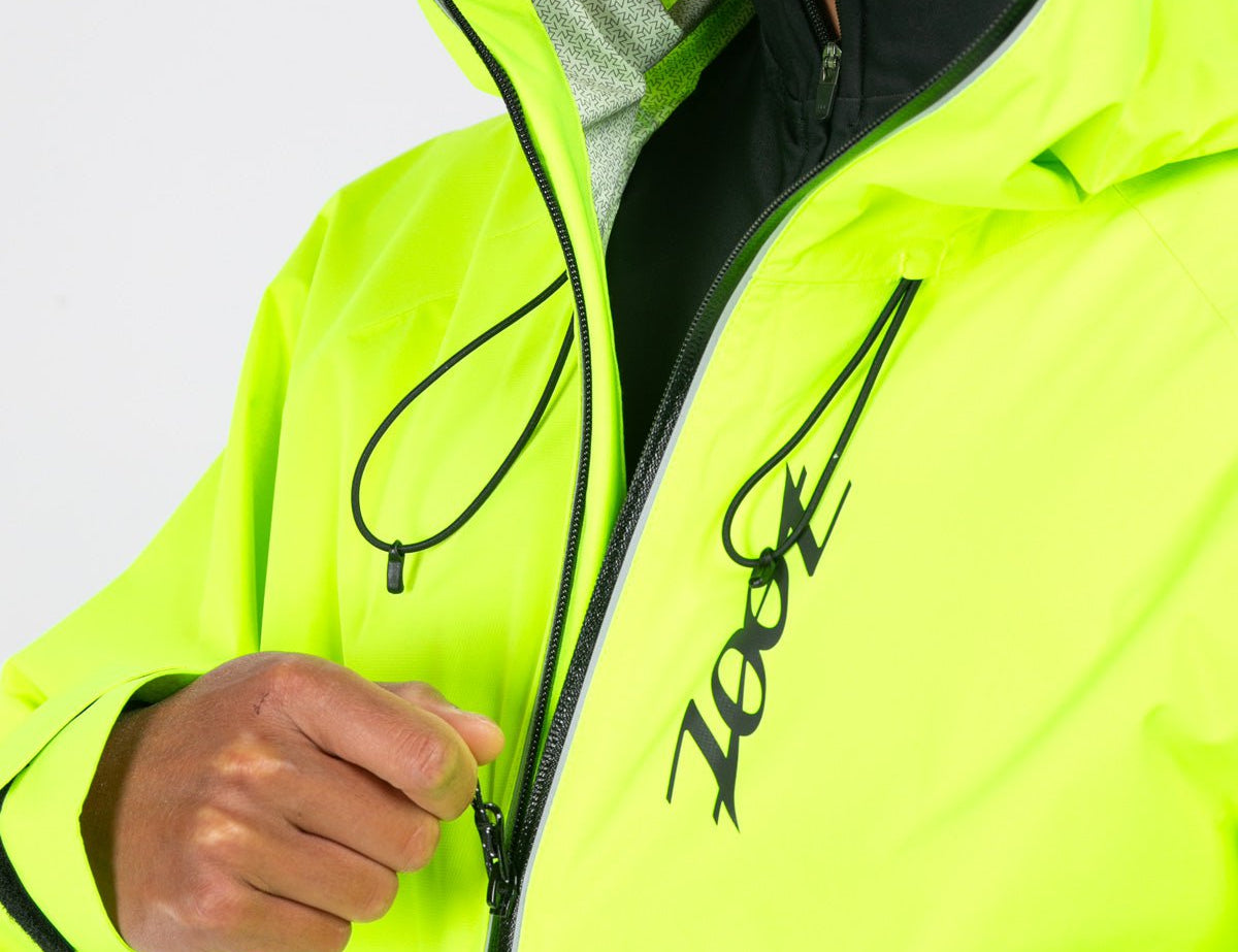 Zoot Sports OUTERWEAR Men's Elite FlashJacket - Safety Yellow