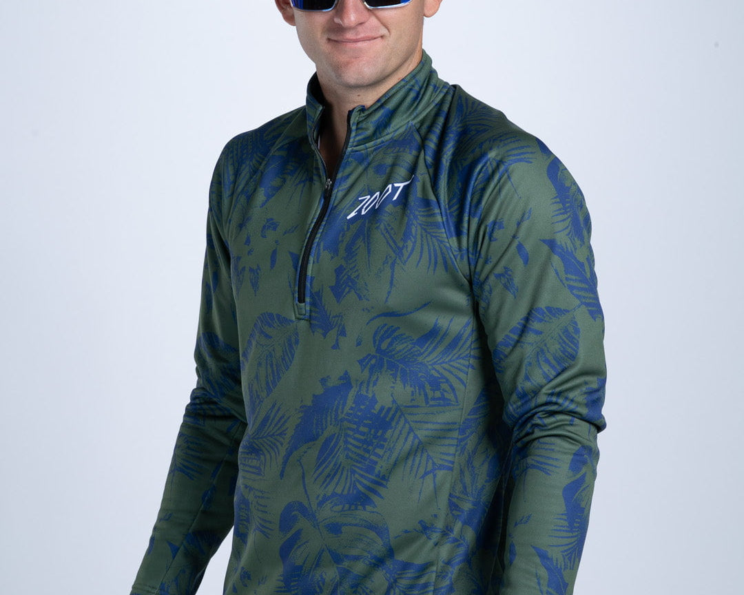 Zoot Sports RUN 1/2 ZIPS Men's Ltd Run Thermo 1/2 Zip  - Island Original