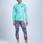 Zoot Sports RUN 1/2 ZIPS Women's Ltd Run Thermo 1/2 Zip - Island Original