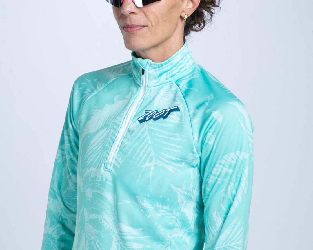 Zoot Sports RUN 1/2 ZIPS Women's Ltd Run Thermo 1/2 Zip - Island Original