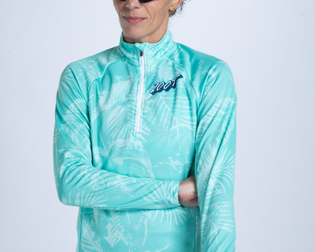 Zoot Sports RUN 1/2 ZIPS Women's Ltd Run Thermo 1/2 Zip - Island Original