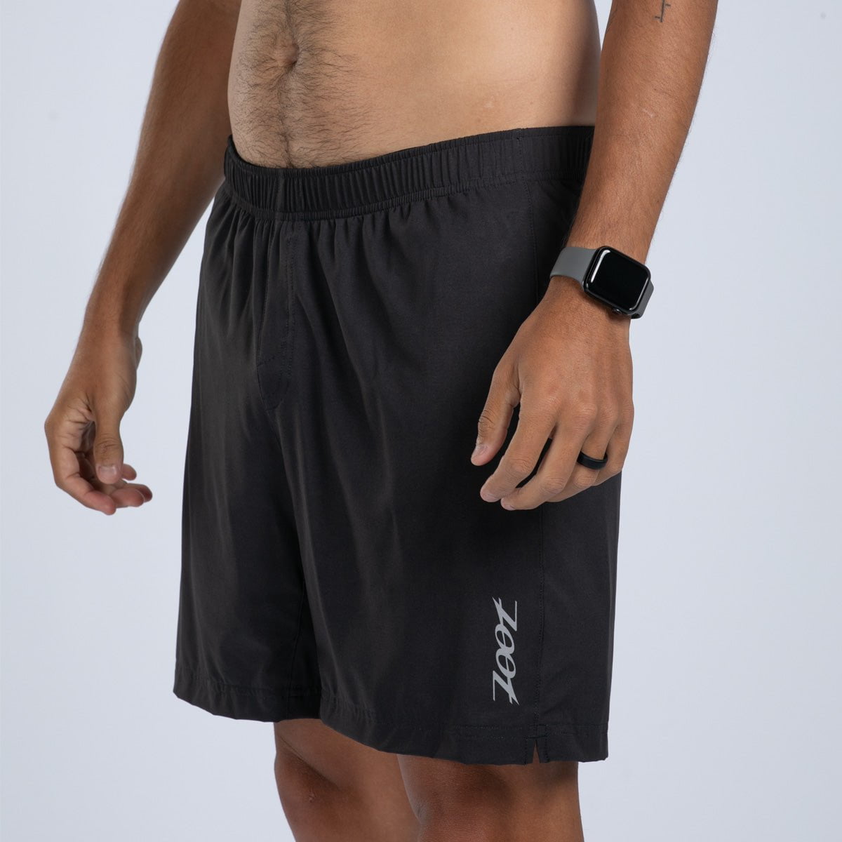 Zoot Sports RUN BOTTOMS Men's Core Run 7" Short - Jet Black