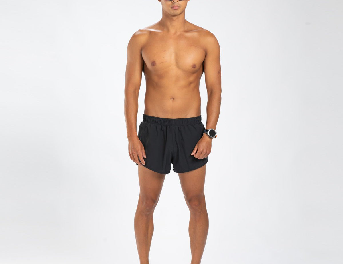 Zoot Sports RUN BOTTOMS Men's Elite Run 2" Short - Jet Black