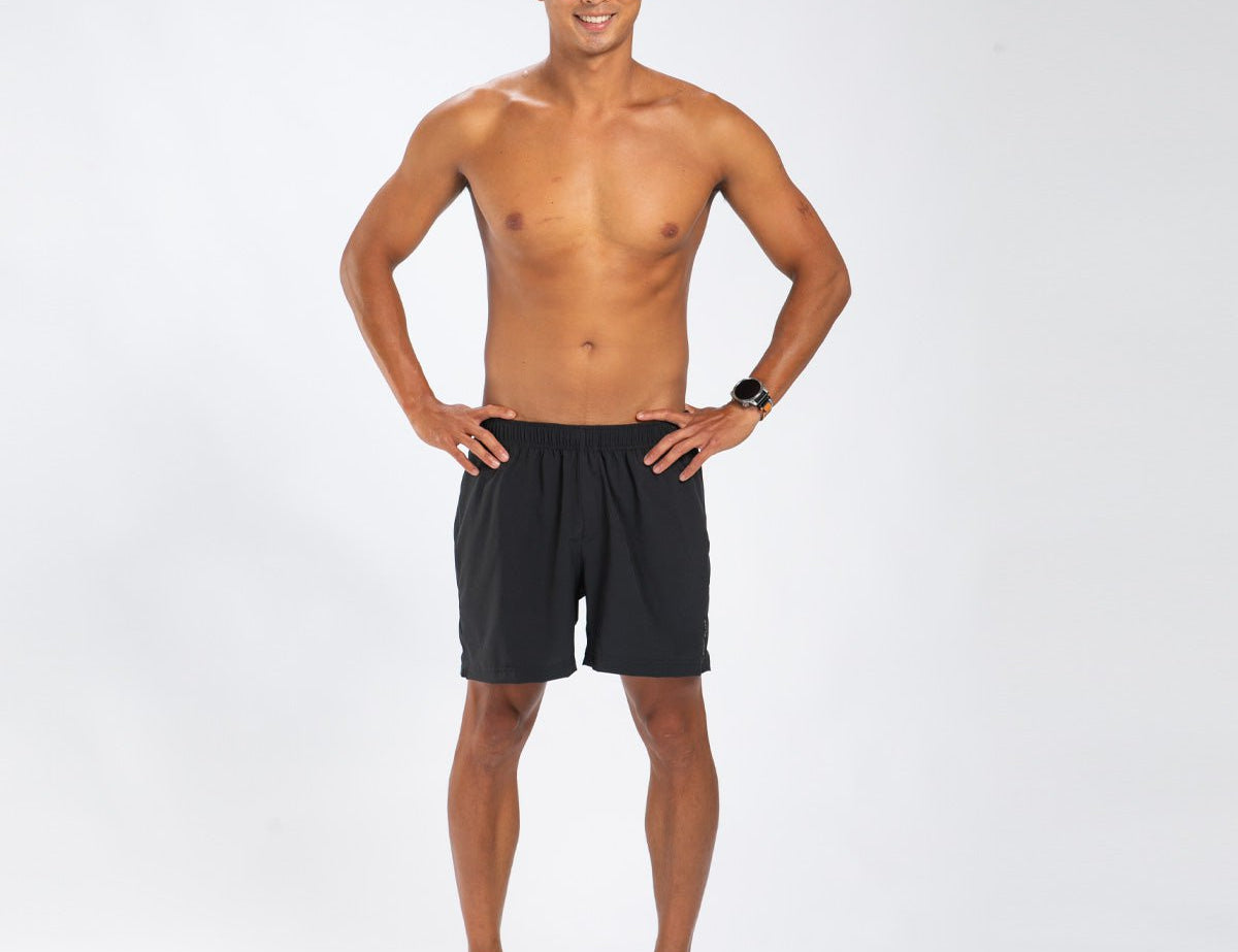 Zoot Sports RUN BOTTOMS Men's Elite Run 5" Short - Jet Black