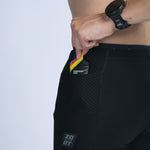 Zoot Sports RUN BOTTOMS Men's Elite Run Hallocore Thermal Tight - Jet Black