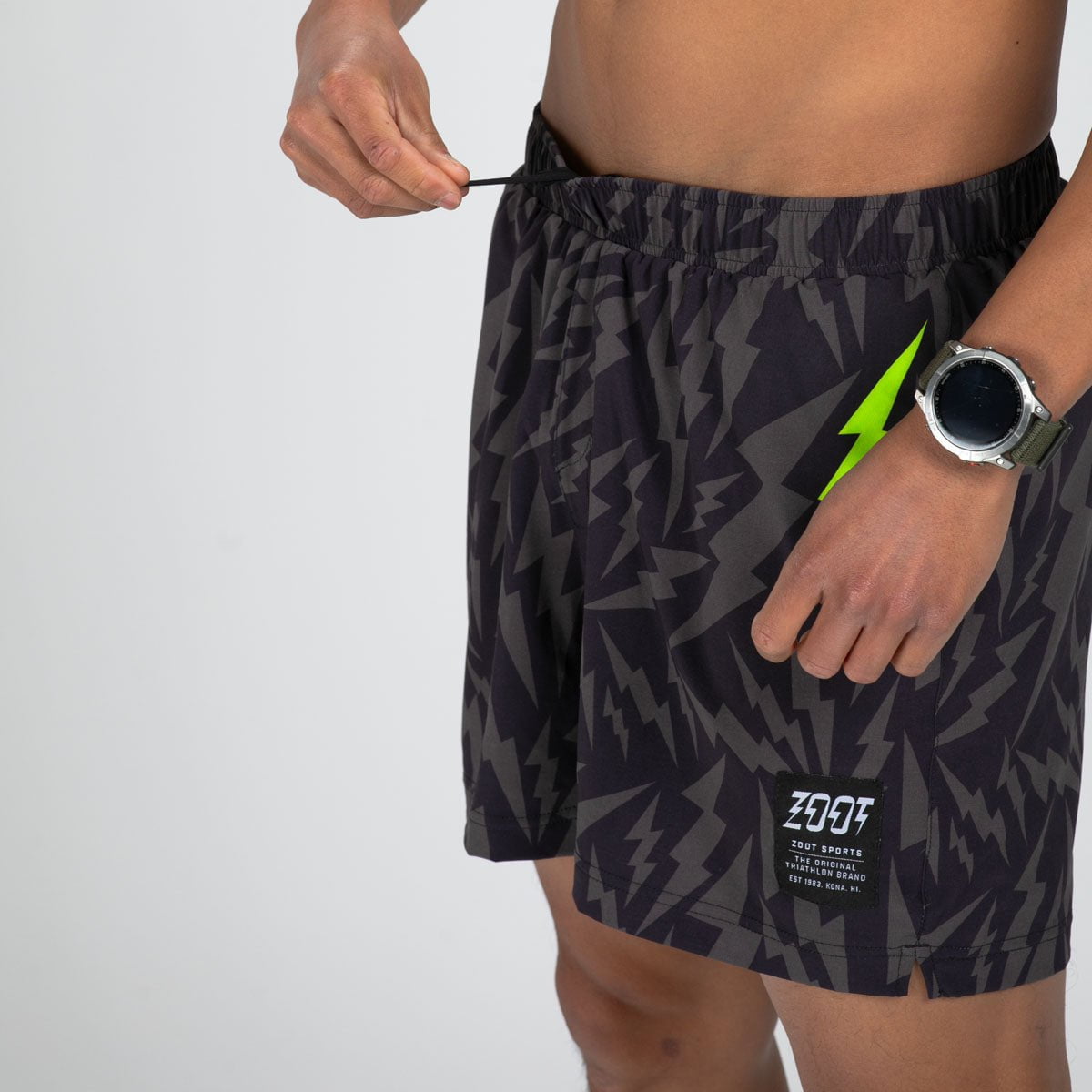 Zoot Sports RUN BOTTOMS Men's Ltd Run 5" Short - Electric