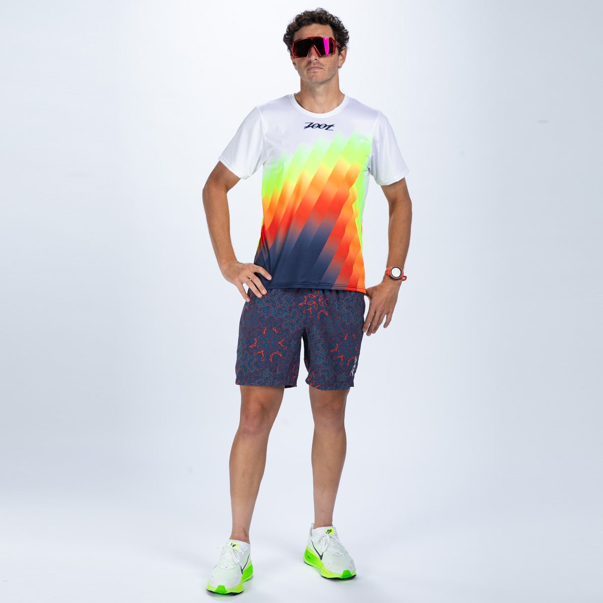Zoot Sports RUN BOTTOMS Men's Ltd Run 7" Short - Costa Del Sol
