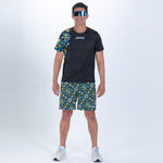 Zoot Sports RUN BOTTOMS Men's Ltd Run 7" Short - Kaleidoscope