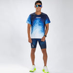 Zoot Sports RUN BOTTOMS Men's Ltd Run 9 1/2" Tight - La Plage