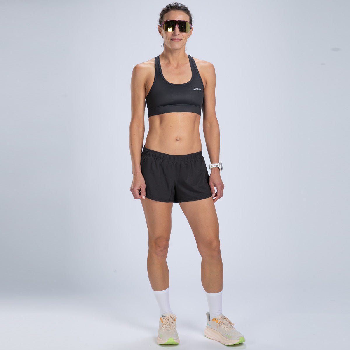 Zoot Sports RUN BOTTOMS Women's Core Run 3" Short - Jet Black