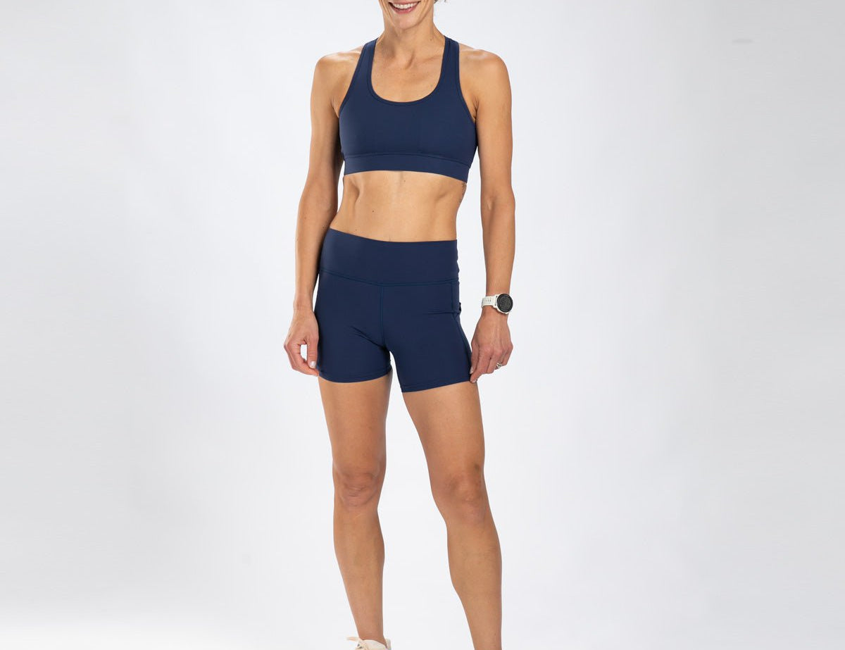 Zoot Sports RUN BOTTOMS Women's Elite Run 5" High-Rise Short - Deep Navy