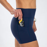 Zoot Sports RUN BOTTOMS Women's Elite Run 5" High-Rise Short - Deep Navy