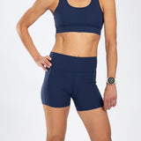 Zoot Sports RUN BOTTOMS Women's Elite Run 5" High-Rise Short - Deep Navy
