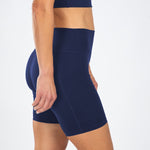 Zoot Sports RUN BOTTOMS Women's Elite Run 8" High-Rise Short - Deep Navy
