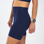 Zoot Sports RUN BOTTOMS Women's Elite Run 8" High-Rise Short - Deep Navy