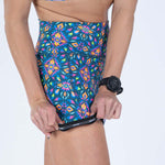 Zoot Sports RUN BOTTOMS Women's Ltd Run 4" Pulse High-Rise Short - Kaleidoscope