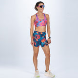 Zoot Sports RUN BOTTOMS Women's Ltd Run 4" Pulse High-Rise Short - Queen K