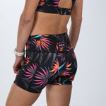 Zoot Sports RUN BOTTOMS Women's Ltd Run 4" Pulse High-Rise Short - Tropical Magic