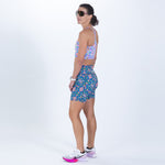 Zoot Sports RUN BOTTOMS Women's Ltd Run 6" Pulse High-Rise Short - Kaleidoscope