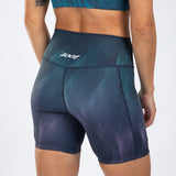 Zoot Sports RUN BOTTOMS Women's Ltd Run 6" Pulse High-Rise Short - La Plage