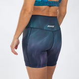 Zoot Sports RUN BOTTOMS Women's Ltd Run 6" Pulse High-Rise Short - La Plage