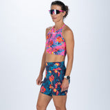 Zoot Sports RUN BOTTOMS Women's Ltd Run 6" Pulse High-Rise Short - Queen K