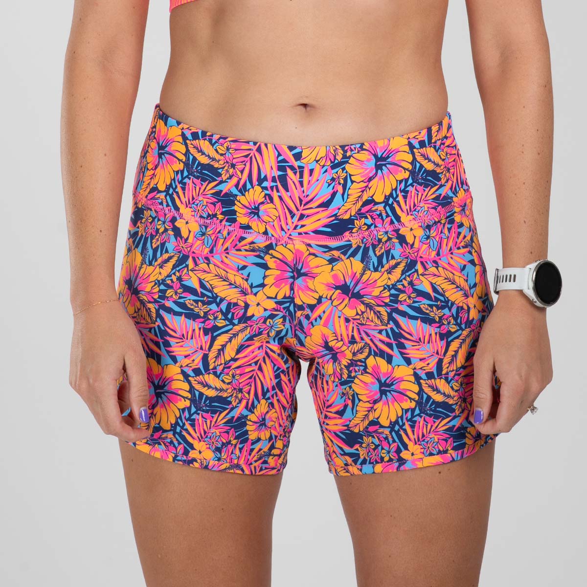 Zoot Sports RUN BOTTOMS Women's Ltd Run 6" Short - Club Aloha