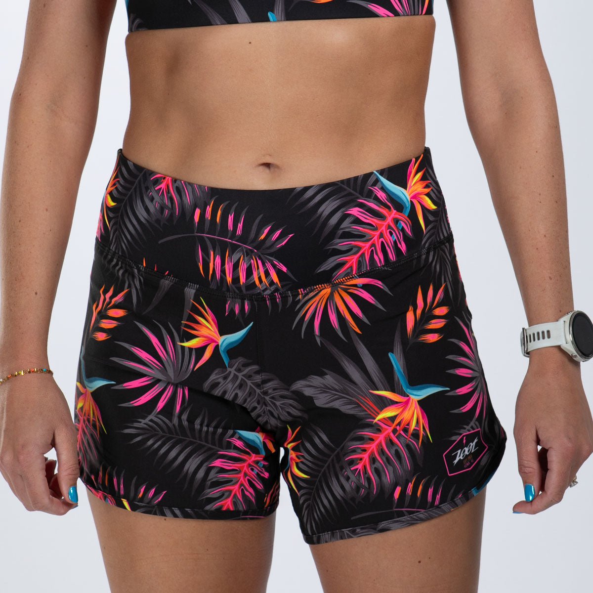 Zoot Sports RUN BOTTOMS Women's Ltd Run 6" Short - Tropical Magic