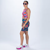 Zoot Sports RUN BOTTOMS Women's Ltd Run 8" Pulse High-Rise Short - Queen K