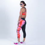 Zoot Sports RUN BOTTOMS Women's Ltd Run High Rise Capri - Yo Yo Yo