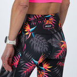 Zoot Sports RUN BOTTOMS Women's Ltd Run High Rise Tight - Tropical Magic