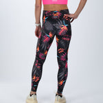 Zoot Sports RUN BOTTOMS Women's Ltd Run High Rise Tight - Tropical Magic