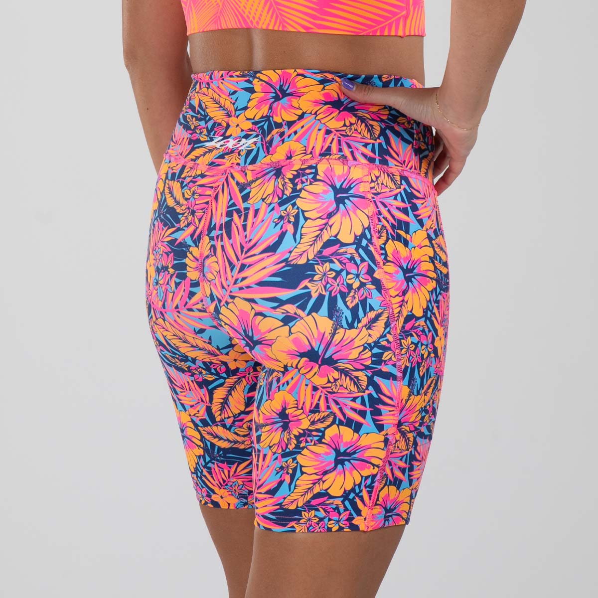 Zoot Sports RUN BOTTOMS Women's Ltd Run Pulse Long Short - Club Aloha